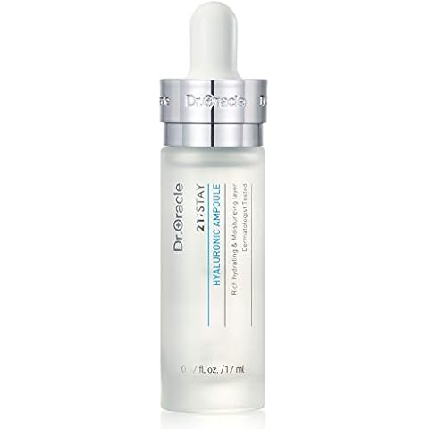 DR.ORACLE Ampoule Hyaluronic Acid Serum for Face Korean Skin Care - Moisturizer Essence Anti-Aging Serum, Intense Hydration Moisturizing K Beauty (0.57o.z), Dermatologist Tested, Clinical Care Cover