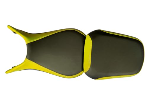 Image of Faux Leather TVS Raider SEAT COVER From (Yellow)