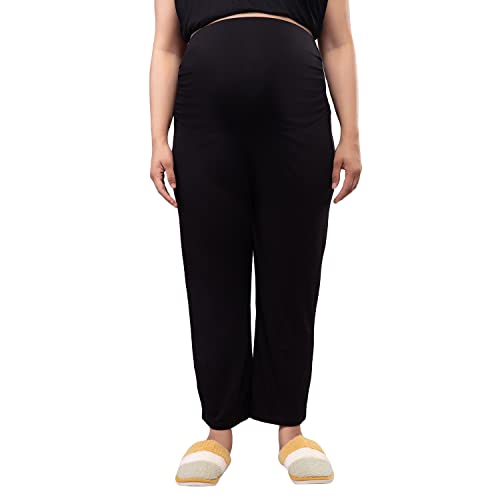 Image of NYKD by Nykaa Comfy Mommy Pajama - Black NYS045-L