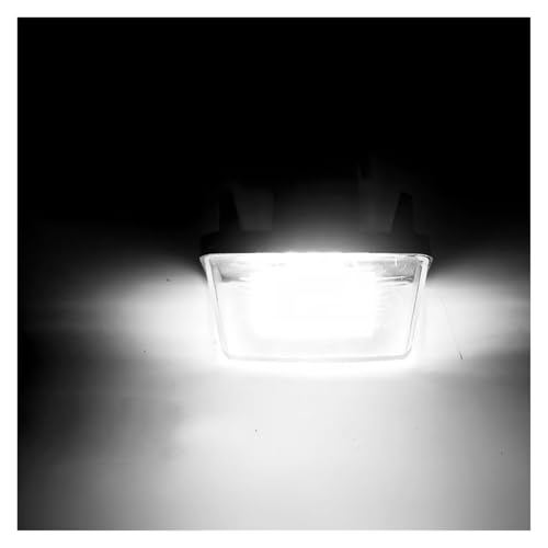 Luz matrícula coche blanca para Citroen Xsara Picasso y Berlingo 1999-2012 bombillas 5