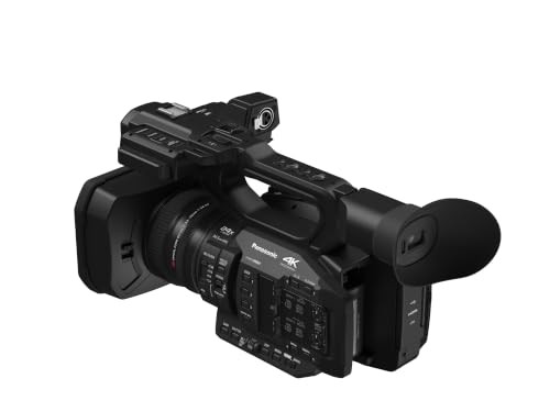 Image of Panasonic Camcorder, Professional Quality 4K 60p, 1.0-inch Sensor, 24.5mm Wide-Angle Lens and Optical 20x Zoom, V-Log, Ethernet, Simultaneous SDI /HDMI Output, HD Live Streaming - HC-X2J