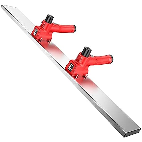 Kit de chape vibrante en béton – Alimenté par batterie sans fil pour ciment, plâtre, mortier – Outil efficace de nivellement et de finition de surface pour projets de construction