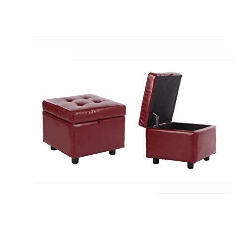 Tabouret repose-pieds en cuir idéal pour se déchausser dans l'entrée - 5