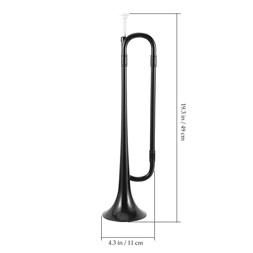 Vaguelly Children Plastic Trumpet Instrument B- Flat Trumpet With Mouthpiece Kids Music Instrument For Toddler Student Beginner #TOP6
