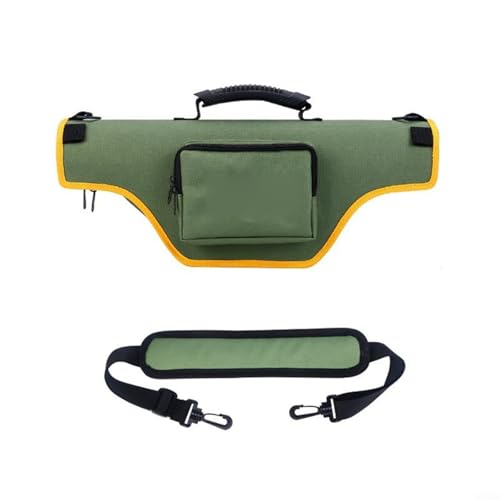 Crabop Weihe Sports - Bolsa corta para caña de pescar, carcasa dura, sin desmontaje, 48,5 cm, repelente al agua, funda Oxford para carrete de almacenamiento de viaje