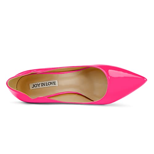 Image of JOY IN LOVE Pumps for Women 3.5 inch Stiletto High Heels Pointy Toe Pumps Shoes