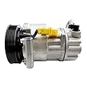 OVBNMO SD6C12 Luft-AC-Kompressor kompatibel mit Citroen C2 C4 und Peugeot 207 CC 1.6 9651910980 9651911480 648709 16074249 1607424980 648708 96598757(YST-01 1pcs)
