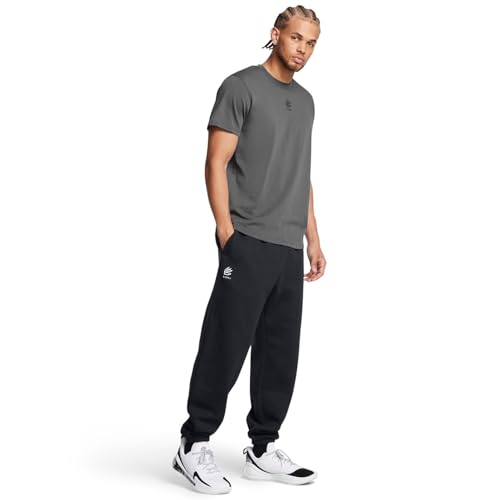 Under Armour Curry Splash Jogger Erkek Sweatpant Black / / White Clay SM