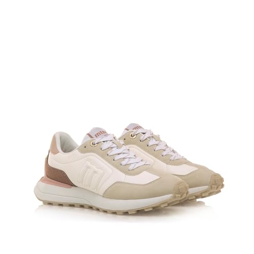Mtng Para Mujer. 60838 Zapatillas Zinc Blanco (37), Plano, Cordones, Casual - 5