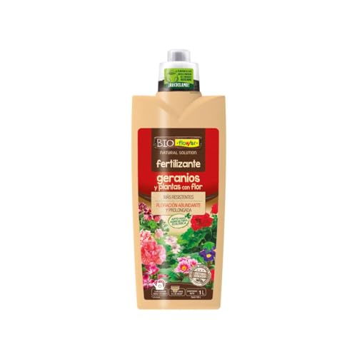 FLOWER Fertilizante ecológico para geranios y plantas florales (1l)