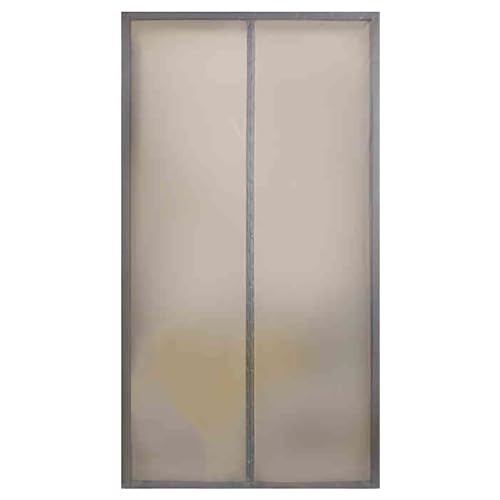 GBPLDMAQ Cortina de Puerta con Aislamiento Térmico Magnético de Material TPU, Cortina de Puerta Aislante Térmica Esmerilada Antiprivacidad Cortina Térmica Magnética(Gray,130x230cm/51x91in)