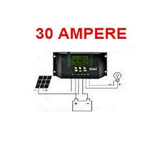 Kit Fotovoltaico 2 KW Pwm Inverter 2000W Pannello Solare 200W Batteria 100 AH 5 LAMPADINE 6 WATT LUCE FREDDA