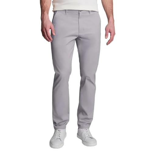 English Laundry Mens Midweight Breeze Chino Pant (Gray, 36W x 30L)