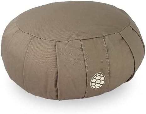 Turtle Meditation & Yoga – Zafu Cushion Filled with Sustainable B...