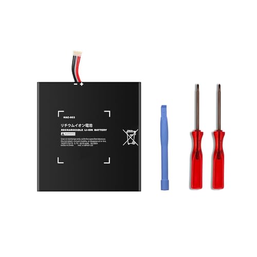 HAC-001 HAC-003 Battery Replacement for Nintendo Switch & OLED 2017/2019 Game Console, 3.7V 4310mAh 16.8Wh HAC-001(-01) (Standard Version) by cokxiore - Used condition - US$15.95