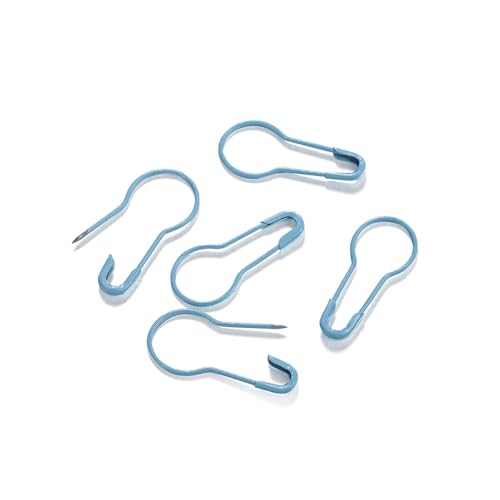 Safety Pins 2000pcs Colorful Knitting Crochet Locking Stitch Marker Hangtag Safety Pins DIY Sewing Tools Needle Clip Crafts Accessories(Sky Blue)