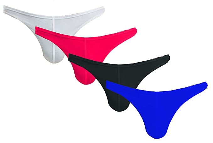 6pcs Men's G-String Thong Sexy Mens Thongs Underwear, Combo of 6 (Free Size Fit to S, M, L) (in, Alpha, XS, Regular, Standard, Multicolor)