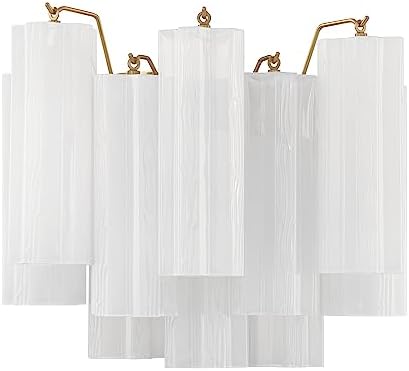 Crystorama Addis 2 Light Aged Brass Sconce