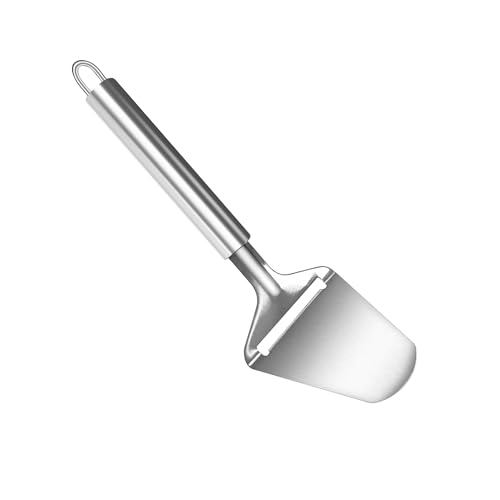 Desenda Stainless Steel Cheese Slicer Cheese Cutter Multi-Functional Cheese Slicer Dishwasher Safe for Kitchen Cooking (Silver)