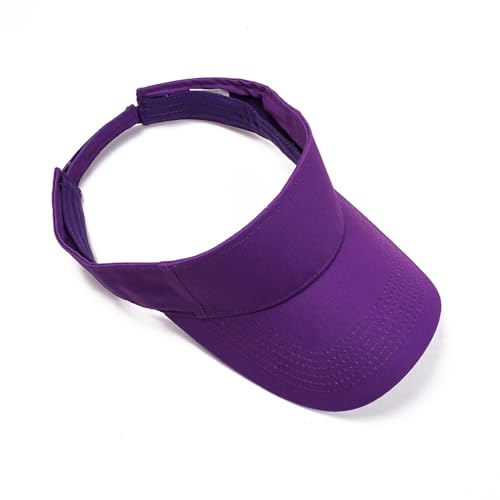 Image of ANDICEQY Sport Sun Visor Hats Adjustable Empty Top Baseball Cap Cotton Ball Caps for Women and Men