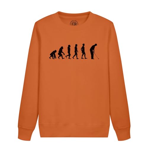Sweatshirt enfant evolution golf passion le cadeau idéal pour jeune athlète