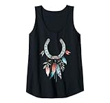 Womens Horseshoe Dream Catcher Tank Top