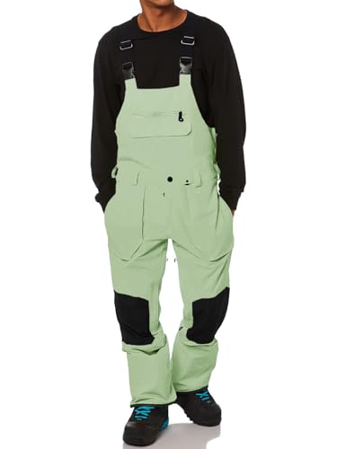 Men's Waterproof Insulated Snow Bibs Ski Pants