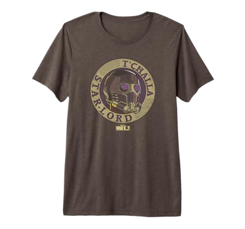T'Challa Star-Lord T-Shirt Marvel Coupe Confortable Anti-Déformation pour Homme et Femme