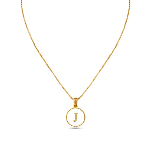 Image of Rubans Demi Fine Stainless Steel Alphabet Pendant CZ Gift for Women & Girls