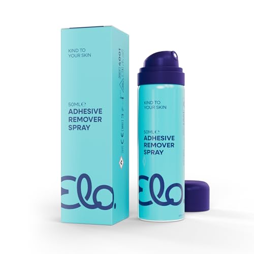 Elo Adhesive Remover Spray 50ml - Medical No-Sting Adhesive Remover for Gentle Appliance Removal Hexamethyldisiloxane (Hex) Based Easy to Use & Portable Non-Sterile