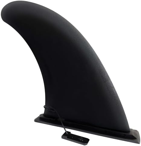 9" Sup Fin Replacement - Stand Up Paddleboard Fin Replacement, Quick Release Longboard Center Inflatable Paddle Board Fin, No-Tool Installation, Improves Stability - Ideal for Beginners and Pros