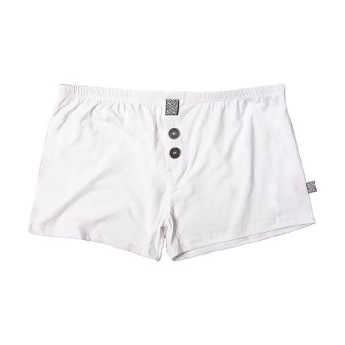 Mens Boxer Shorts Soft Stretch Boxer Shorts for Men Solid Breathable Mens Boxer with Button Fly3