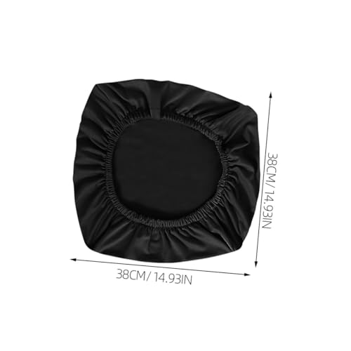 Housse de chaise polyester noir extensible design divisé iplusmile - 3