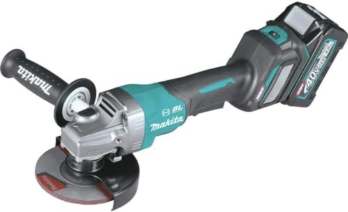 Makita Xgt 40V Max Paddle Switch Angle Grinder Kit, 4 1/2” / 5 inches