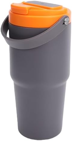 Phefop Portable Coffee Maker, 304 Stainless Steel Electric Coffee Mug, 600ml USB Rechargeable Brew Cup, Built in 500mAh Battery, Insulated Travel Maker for Camping Car Office - 1