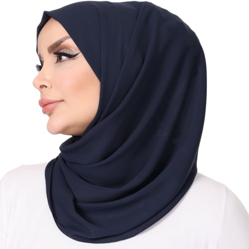 Premium Silk Hijab – Lightweight & Opaque Scarf, Soft and Breathable Head Cover for Modest Everyday Wear3