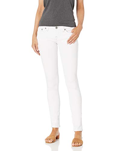 True Religion Women's Stella Mid Rise Skinny fit Jean, Optic White, 25