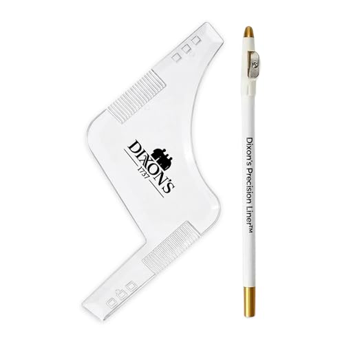 Dixon's 1737 Clear Line Pro �E���� �j���p �������C�i�[�y���V���t�� �����ȂЂ����C���A�b�v�K�C�h�e���v���[�g ���̃G�b�W�l�b�N���C���ƃ`�[�N���C���g���~���O�t��
