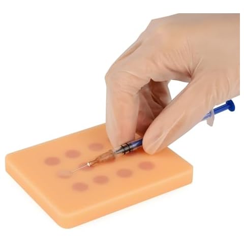 Ultrassist Intradermal Injection Training Pad for Nurse, Injection Training Pad for Medical Student, Artificial Skin-Like Practice Pad (Training Use Only) Cover