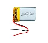 efaso 502030 Akku 3,7V 250mAh ohne Stecker - Maße: L 30 B 20 T 5 mm kompatibel mit Bosch Intuvia BUI255 Display