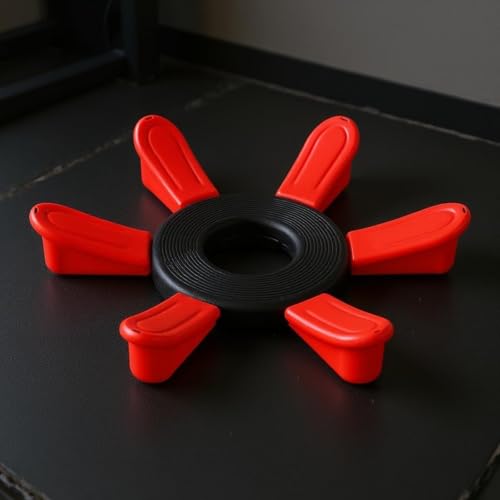 Soporte circular de centro abierto para evitar tambaleos en superficies 3