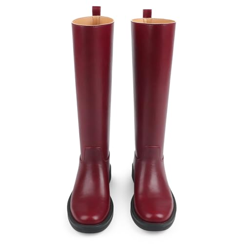 Image of JOY IN LOVE Knee High Boots for Women Chunky Heel Tall Boots