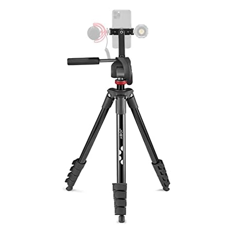 JOBY Compact Advanced Kit, Trípode de Cámara/Smartphone con Rótula 3 vías Cover