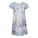 Miss Melody Mädchen Nachthemd, blau, Größe 116, 6 Jahre