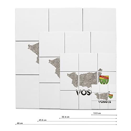 Carreaux Céramique Vosges Epinal lot de 9 fresque murale 45cm