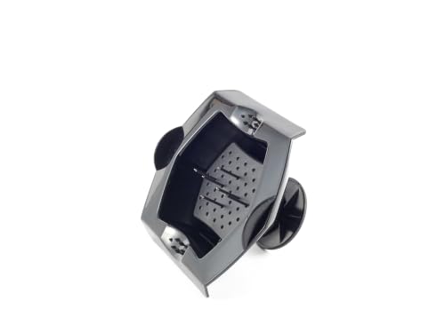 Foto von Profi V-Gemüsehobel Edelstahl - Mandoline Küchenhobel inkl. 5 Einsätze - Verstellbarer Gemüseschneider für Scheiben & Julienne (1,5-5mm) - V-Hobel mit Restehalter & Klingenbox - Spülmaschinenfest