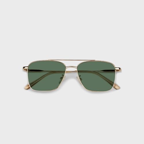 Image of SAM AND MARSHALL VEIN Sunglass I 400% UV Protection I Metal Sunglass I Square Sunglass I Double Bar I Unisex