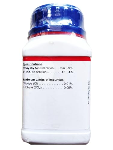 SRL Potassium Dihydrogen Orthophosphate pure, 99% 500GM (Potassium Phosphate, monobasic) CAS 7778-77-0, Molecular Formula : KH2PO4