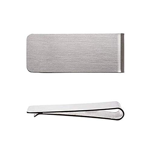 TWDRer 6 PCS Stainless Steel Money Clip Credit Card Holder Minimalist Wallet Classic Cash Holder Money Clip