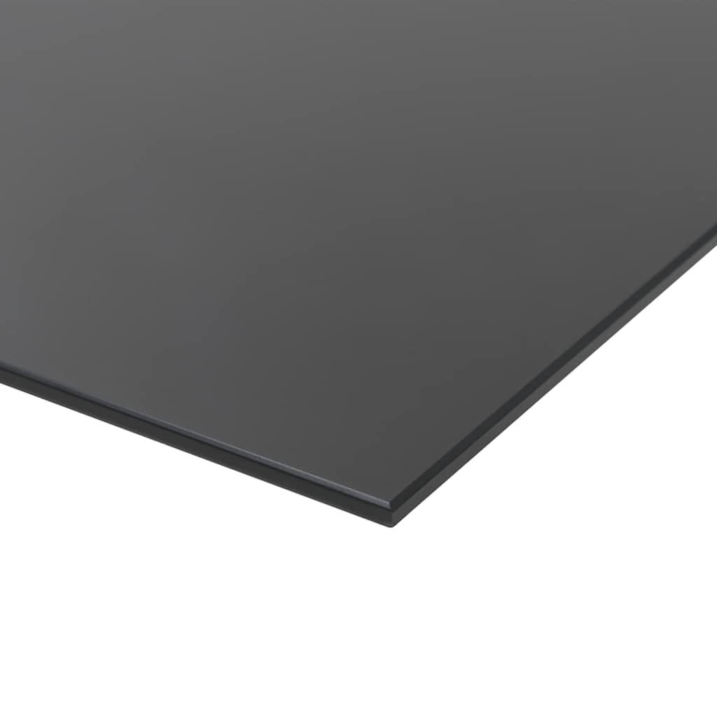 Magnettafel aus Glas, schwarz, trocken abwischbar, 80 x 60 cm